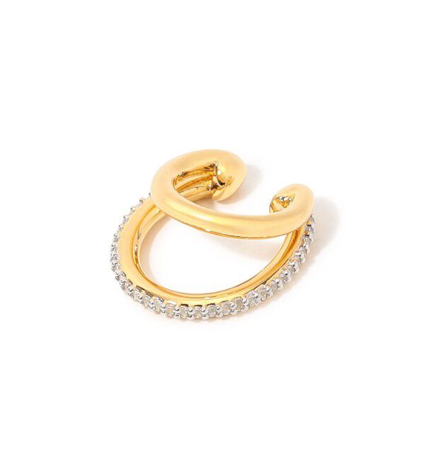 TOMORROWLAND GOODS「Otiumberg. Pave Double 片耳イヤーカフ」|イヤーカフ|91 ゴールド