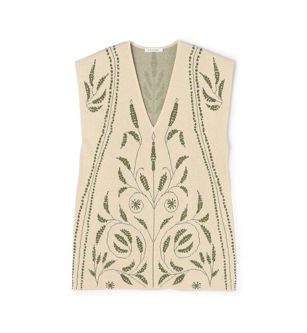 TOMORROWLAND GOODS「BY MALENE BIRGER ISOLT ベスト」|ベスト・ジレ|52 ライトベージュ系