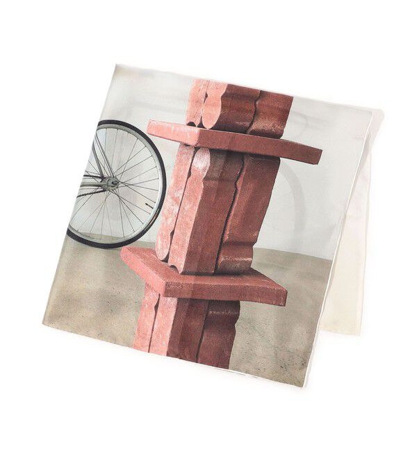 TOMORROWLAND GOODS「MESKO STUDIO プリントスカーフ」|バンダナ・スカーフ|16 グレー系