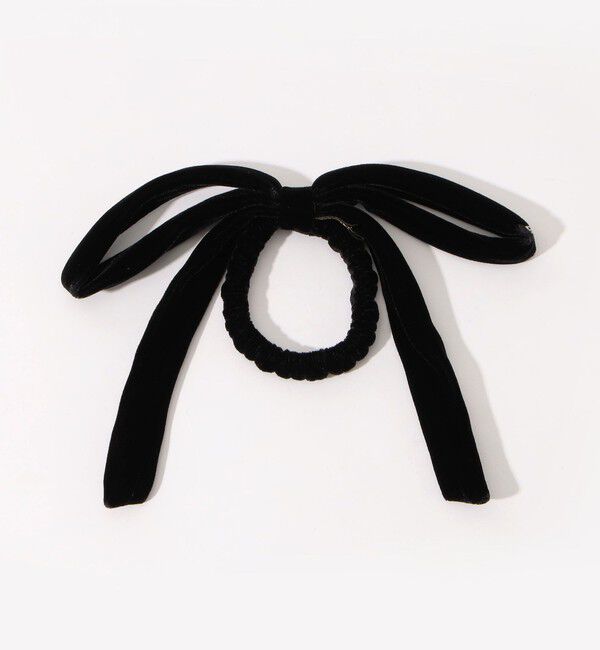 TOMORROWLAND GOODS「ALEXANDRE DE PARIS ベロアリボンポニー」|ヘアゴム・シュシュ|
