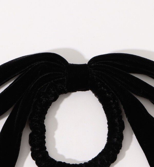 TOMORROWLAND GOODS「ALEXANDRE DE PARIS ベロアリボンポニー」|ヘアゴム・シュシュ|