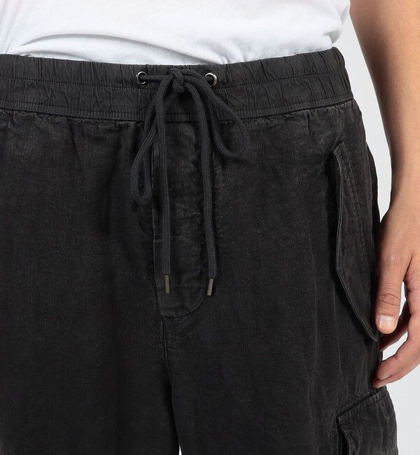 JAMES PERSE「テクスチャードリネンフライトパンツ MTXL1446」|カーゴ|