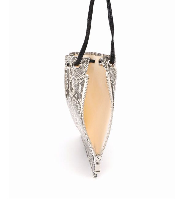  「【blancle/ ブランクレ】FAKE.SNAKE ZIP DRAWSTRING S」|ショルダー・メッセンジャー|