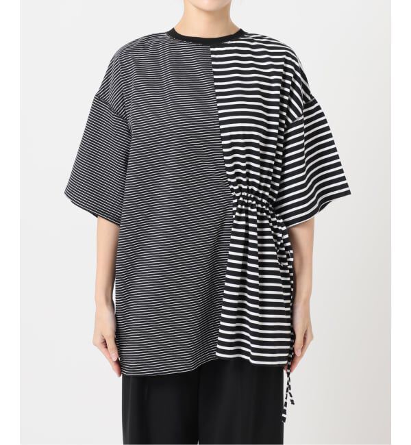  「ONESIDE GATHER TOP：カットソー」|Tシャツ・カットソー|