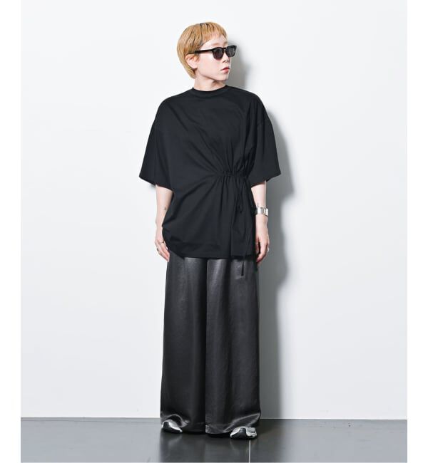  「ONESIDE GATHER TOP：カットソー」|Tシャツ・カットソー|