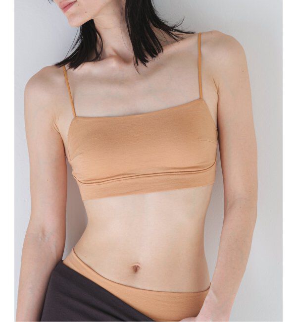 EMILYWEEK「【ACTIVE】Bamboo ストレッチブラ（アンバー、パープル）」|インナー|キャメル