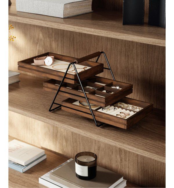 journal standard Furniture「《WEB限定》【umbra/アンブラ】TERRACE JEWELRY TRAY　ジュエリートレイ」|その他|ブラウン