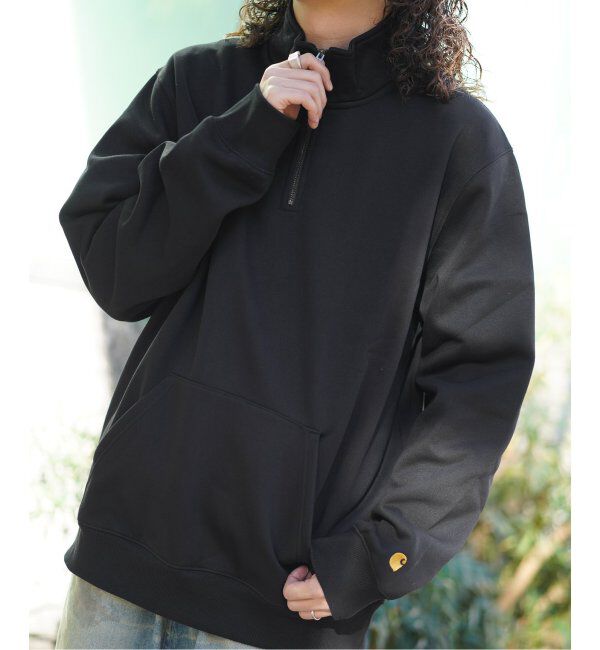 JOINT WORKS「CARHARTT WIP / カーハート ダブリューアイピー CHASE NECK ZIP SWEATSHIRT」|スウェット・ジャージ|ブラック