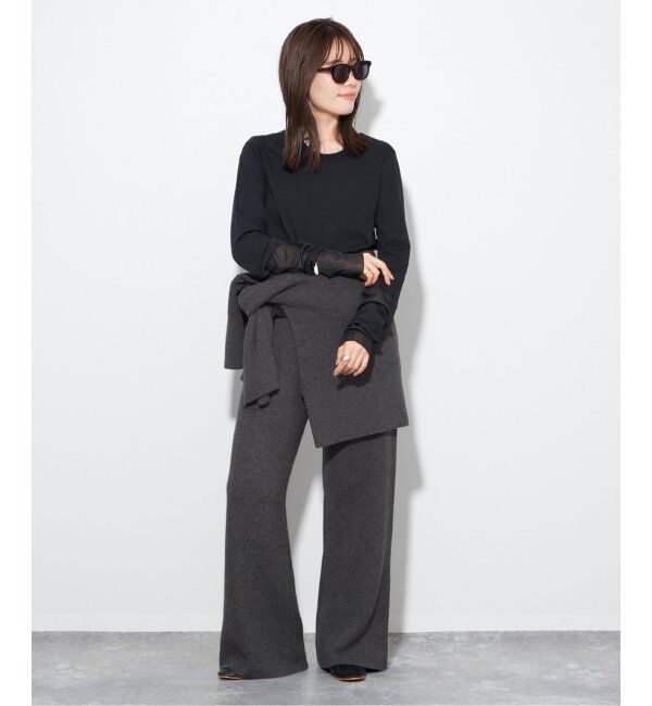 Plage「《WEB限定追加》R'IAM Sheer Cuff プルオーバー」|Tシャツ・カットソー|
