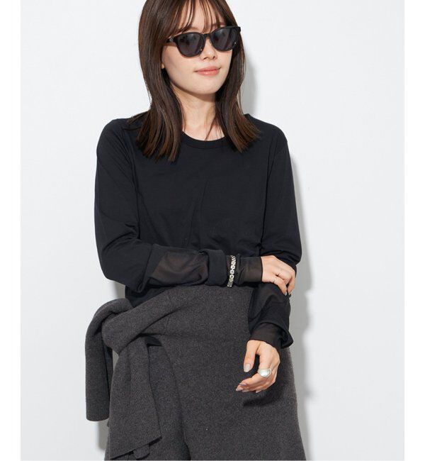 Plage「《WEB限定追加》R'IAM Sheer Cuff プルオーバー」|Tシャツ・カットソー|