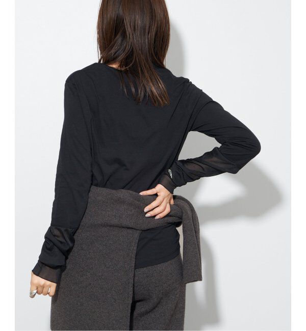 Plage「《WEB限定追加》R'IAM Sheer Cuff プルオーバー」|Tシャツ・カットソー|