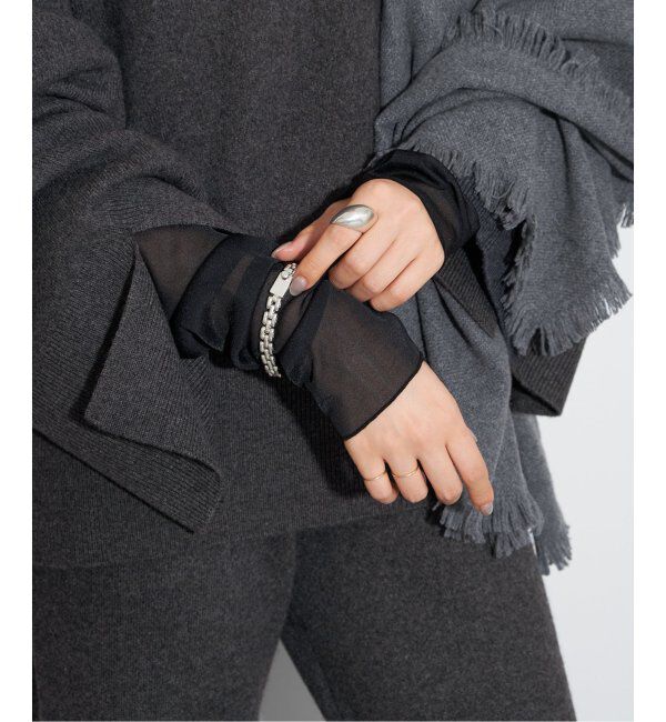 Plage「《WEB限定追加》R'IAM Sheer Cuff プルオーバー」|Tシャツ・カットソー|