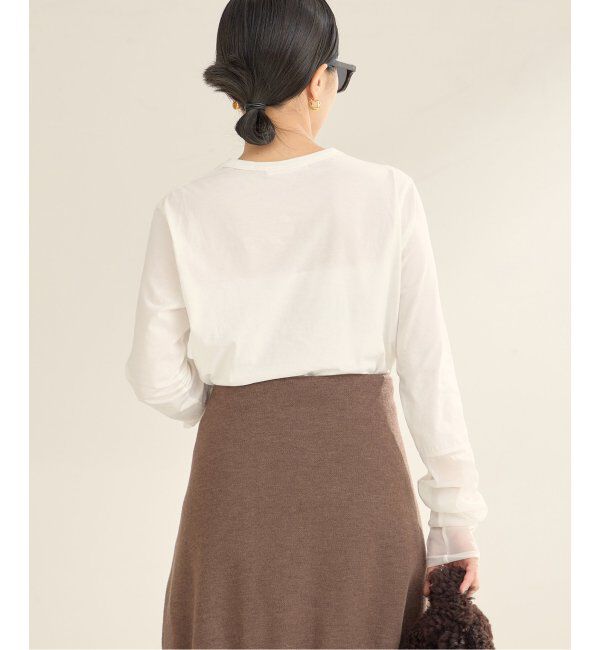 Plage「《WEB限定追加》R'IAM Sheer Cuff プルオーバー」|Tシャツ・カットソー|