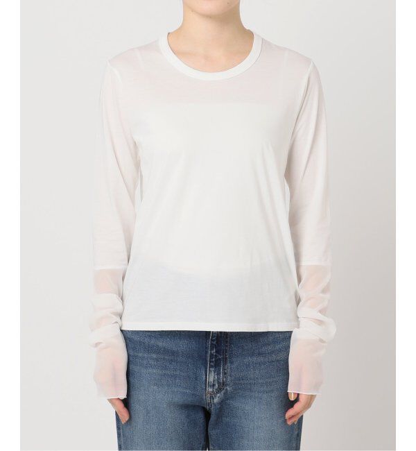 Plage「《WEB限定追加》R'IAM Sheer Cuff プルオーバー」|Tシャツ・カットソー|