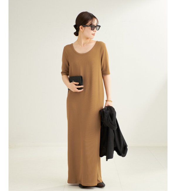 Plage「Rib ハーフスリーブ ワンピース」|ワンピース|