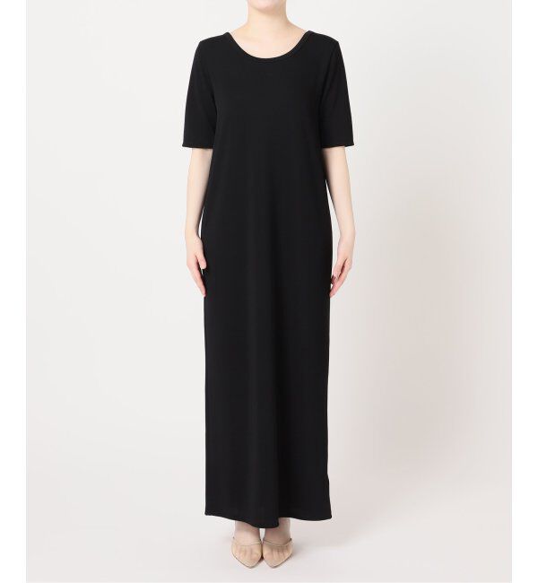 Plage「《WEB限定追加》Rib ハーフスリーブ ワンピース 2」|ワンピース|