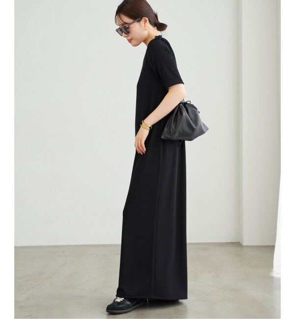 Plage「《WEB限定追加》Rib ハーフスリーブ ワンピース 2」|ワンピース|