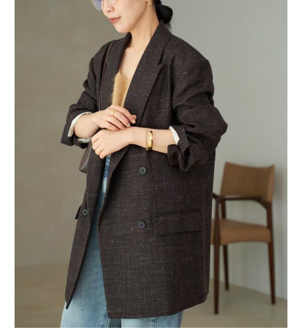 Plage「BALLI TWEED ジャケット」|テーラードジャケット|