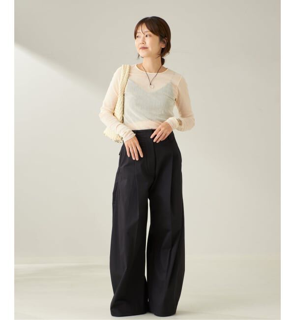 Plage「《追加》Mesh Sheer ロンT 4」|Tシャツ・カットソー|