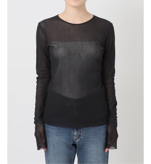 Plage「《追加》Mesh Sheer ロンT 4」|Tシャツ・カットソー|