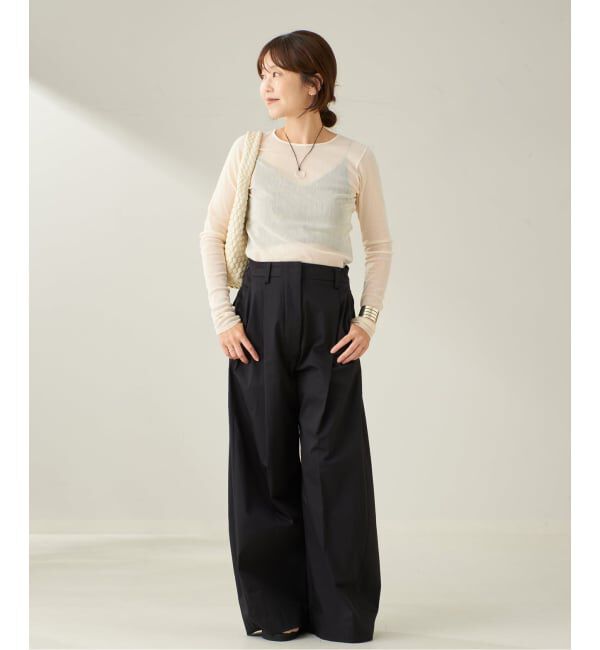 Plage「《追加》Mesh Sheer ロンT 4」|Tシャツ・カットソー|