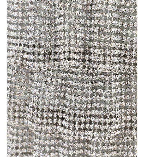 IENA LA BOUCLE「【Whiting&Davis】Kyra Petite Ruffle Clutch バッグ」|その他|