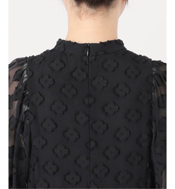 IENA「フラワージャガードボザムドレス」|ワンピース|