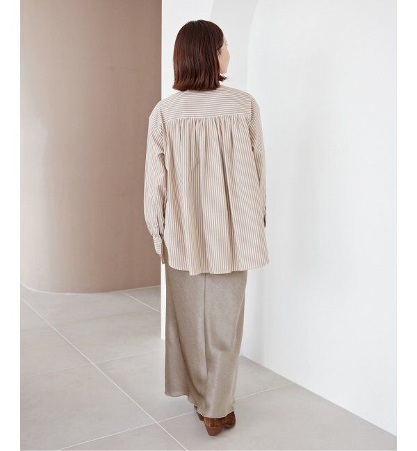 IENA「《追加3》ダブルサテンスカート」|スカート|