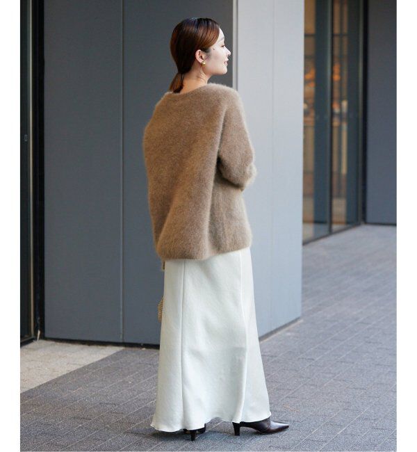 IENA「《追加3》ダブルサテンスカート」|スカート|