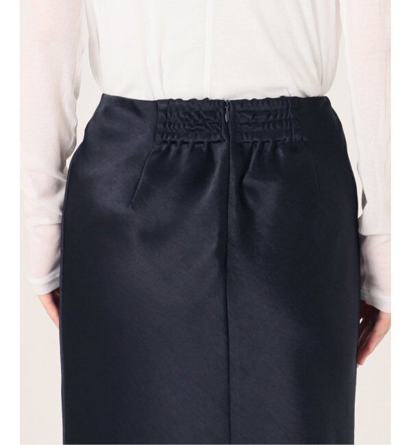 IENA「《追加3》ダブルサテンスカート」|スカート|