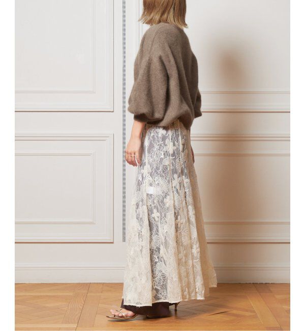 IENA LA BOUCLE「IENA LA BOUCLE ファーニットカーディガン」|カーディガン|