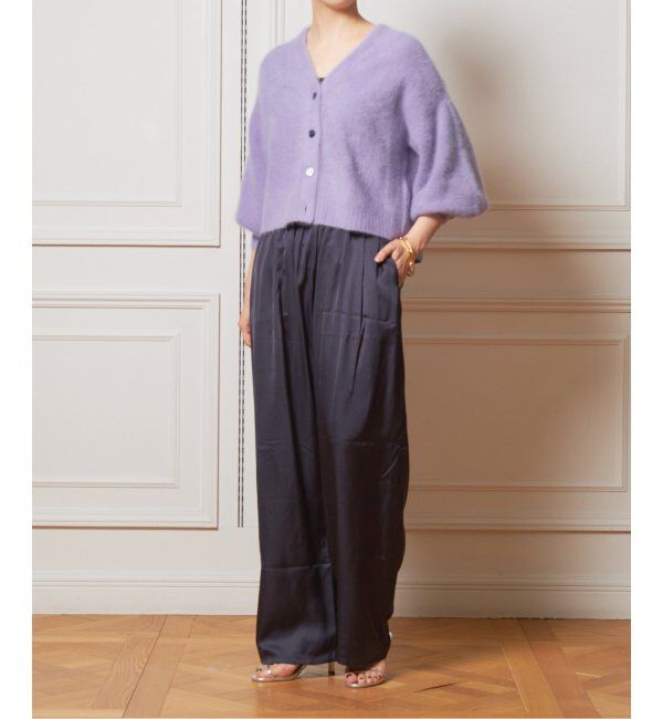 IENA LA BOUCLE「IENA LA BOUCLE ファーニットカーディガン」|カーディガン|