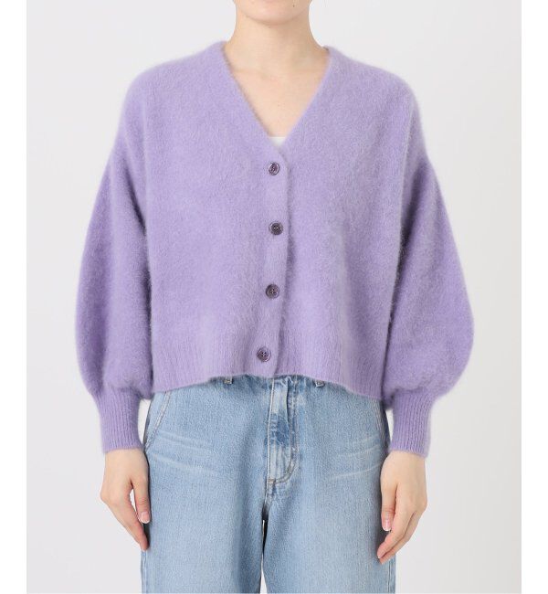 IENA LA BOUCLE「IENA LA BOUCLE ファーニットカーディガン」|カーディガン|