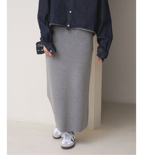 IENA「スーパーファインスムースニットスカート」|スカート|