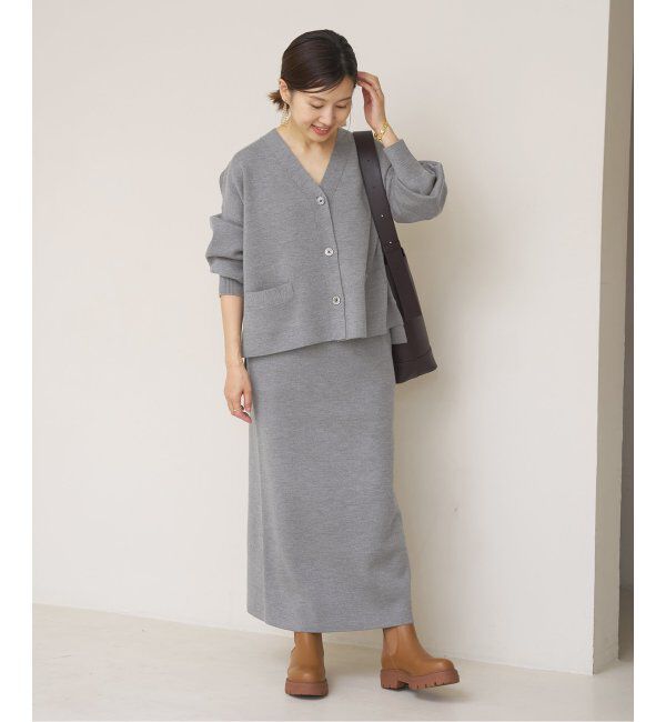 IENA「スーパーファインスムースニットスカート」|スカート|