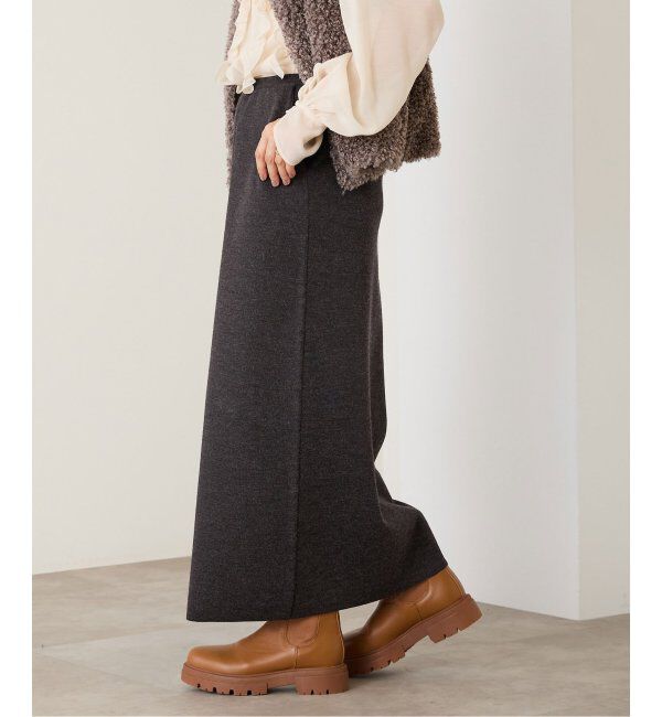 IENA「スーパーファインスムースニットスカート」|スカート|