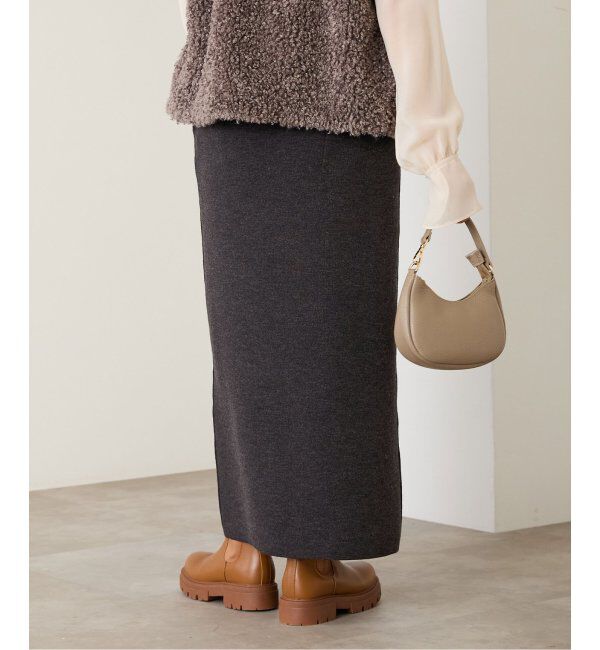 IENA「スーパーファインスムースニットスカート」|スカート|