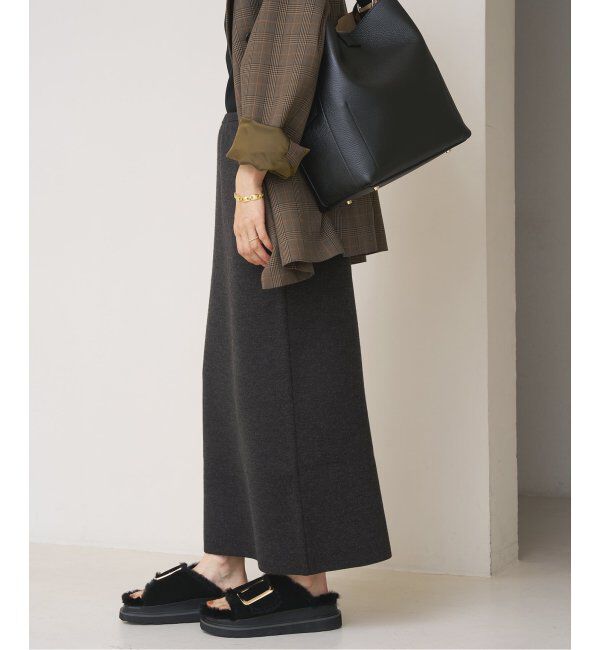 IENA「スーパーファインスムースニットスカート」|スカート|