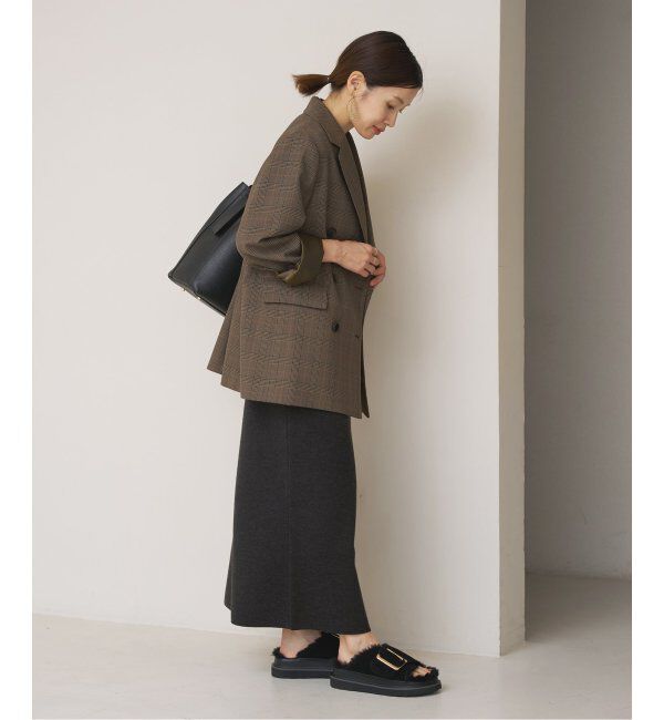 IENA「スーパーファインスムースニットスカート」|スカート|