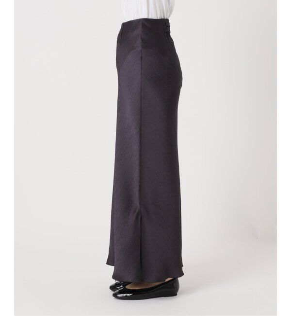 IENA「《追加8》ダブルサテンスカート」|スカート|