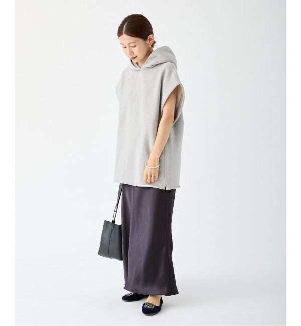 IENA「《追加8》ダブルサテンスカート」|スカート|