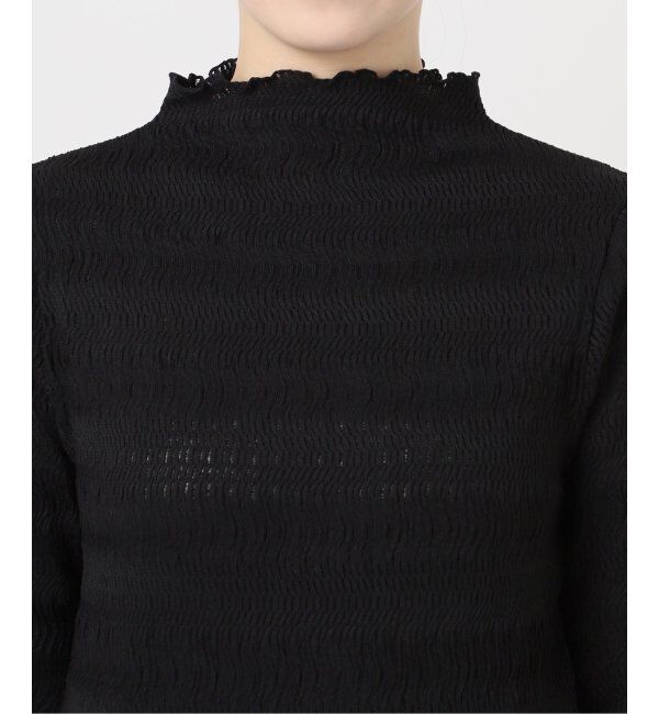 IENA LA BOUCLE「IENA LA BOUCLE ウェーブラッセルハイネックプルオーバー」|Tシャツ・カットソー|