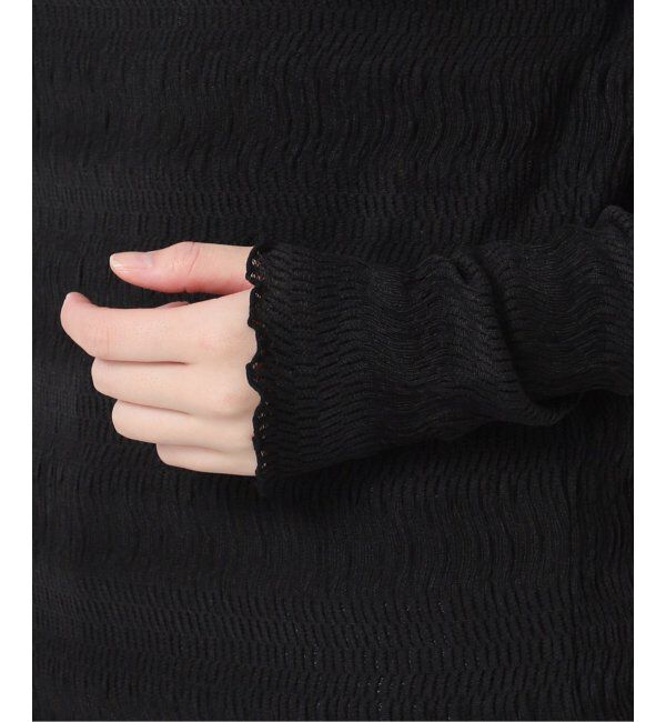 IENA LA BOUCLE「IENA LA BOUCLE ウェーブラッセルハイネックプルオーバー」|Tシャツ・カットソー|