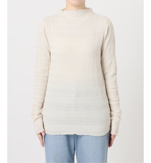 IENA LA BOUCLE「IENA LA BOUCLE ウェーブラッセルハイネックプルオーバー」|Tシャツ・カットソー|