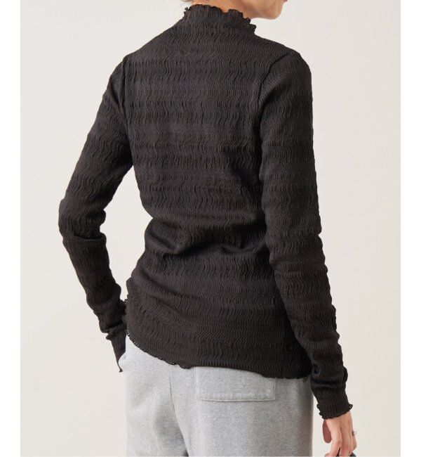 IENA LA BOUCLE「IENA LA BOUCLE ウェーブラッセルハイネックプルオーバー」|Tシャツ・カットソー|