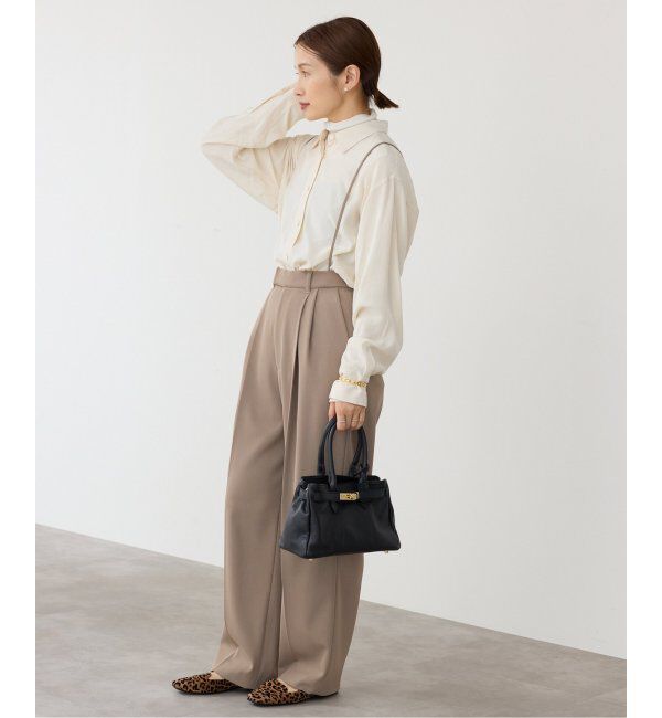 IENA「《追加2》サスペンダーツイルパンツ」|スラックス|