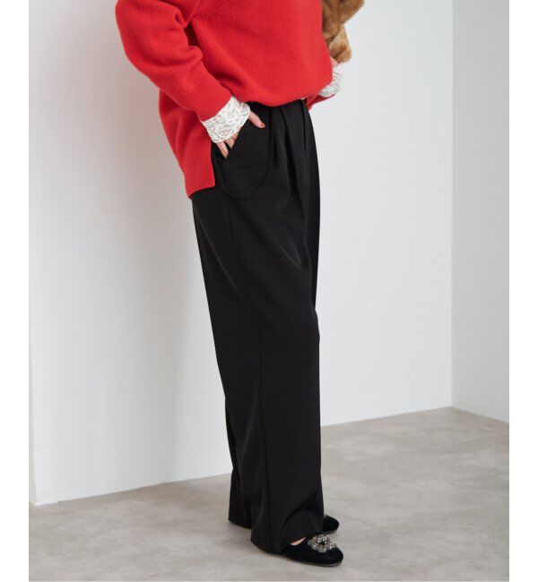 IENA「《追加2》サスペンダーツイルパンツ」|スラックス|