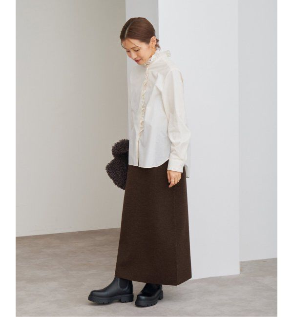 IENA「《追加》スーパーファインスムースニットスカート」|スカート|