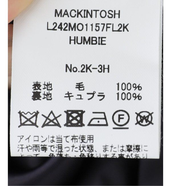 IENA「MACKINTOSH/マッキントッシュ HUMBIE ステンカラーコート」|ステンカラーコート|