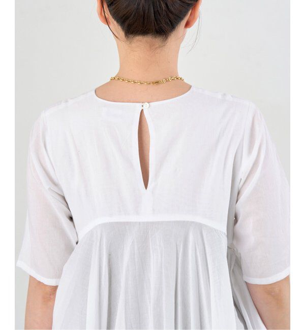 IENA「AAYUSHI/アユーシ ボリュームフレアハーフスリーブワンピース」|ワンピース|